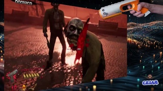 Мочилово зомби в House of Dead Remake с беспроводным пистолетом для ПК (тир CESAR)