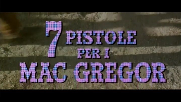 sete pistolas para os macgregor 1966