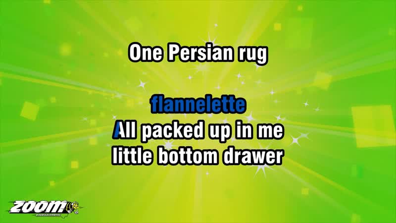 Gracie Fields In My Little Bottom Drawer Karaoke Version from Zoom