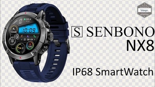 Senbono NX8 Smartwatch - App Fitcloudpro - Android & iOS - Montre connecte IP68 - Unboxing