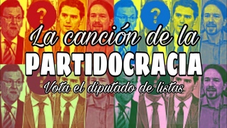 La CANCIÓN de la PARTIDOCRACIA (Vota el diputado) Fran Bo Vídeos
