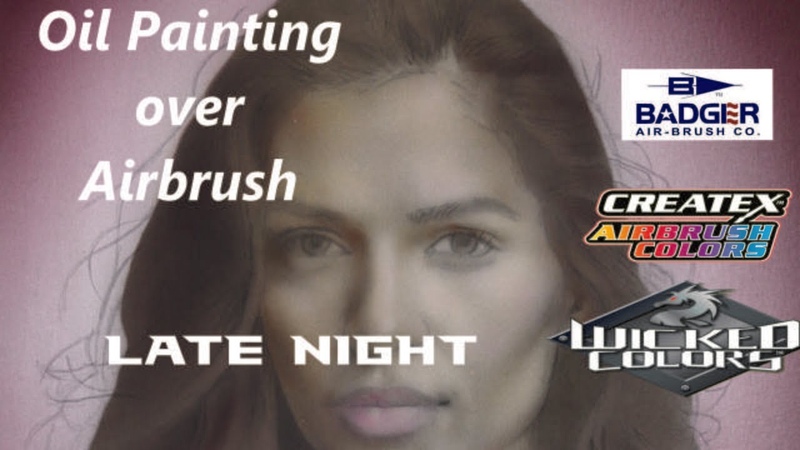 Late Night Oil Painting
